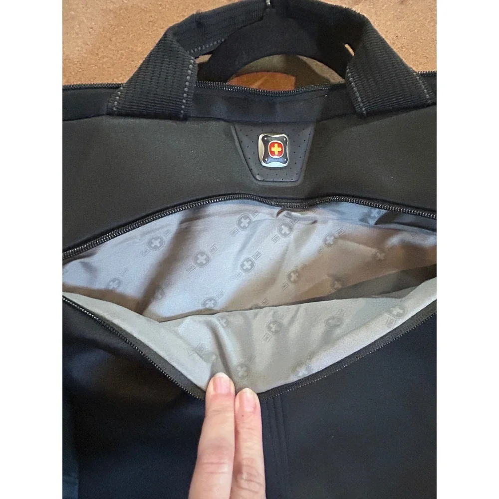SwissGear Wenger Laptop Briefcase Bag‎ Black Professional Travel Messenger Bag